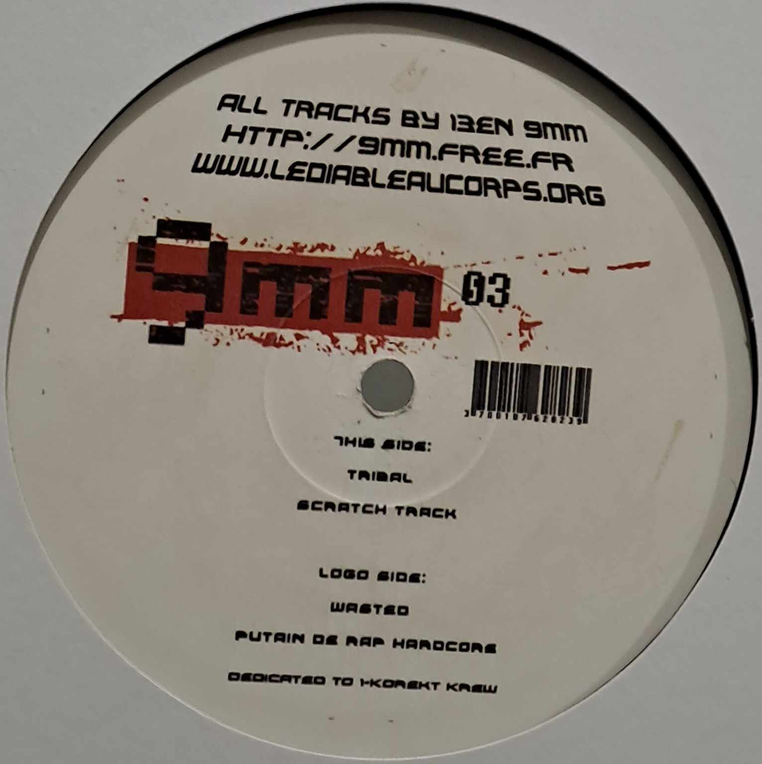 9mm 03 - vinyle freetekno